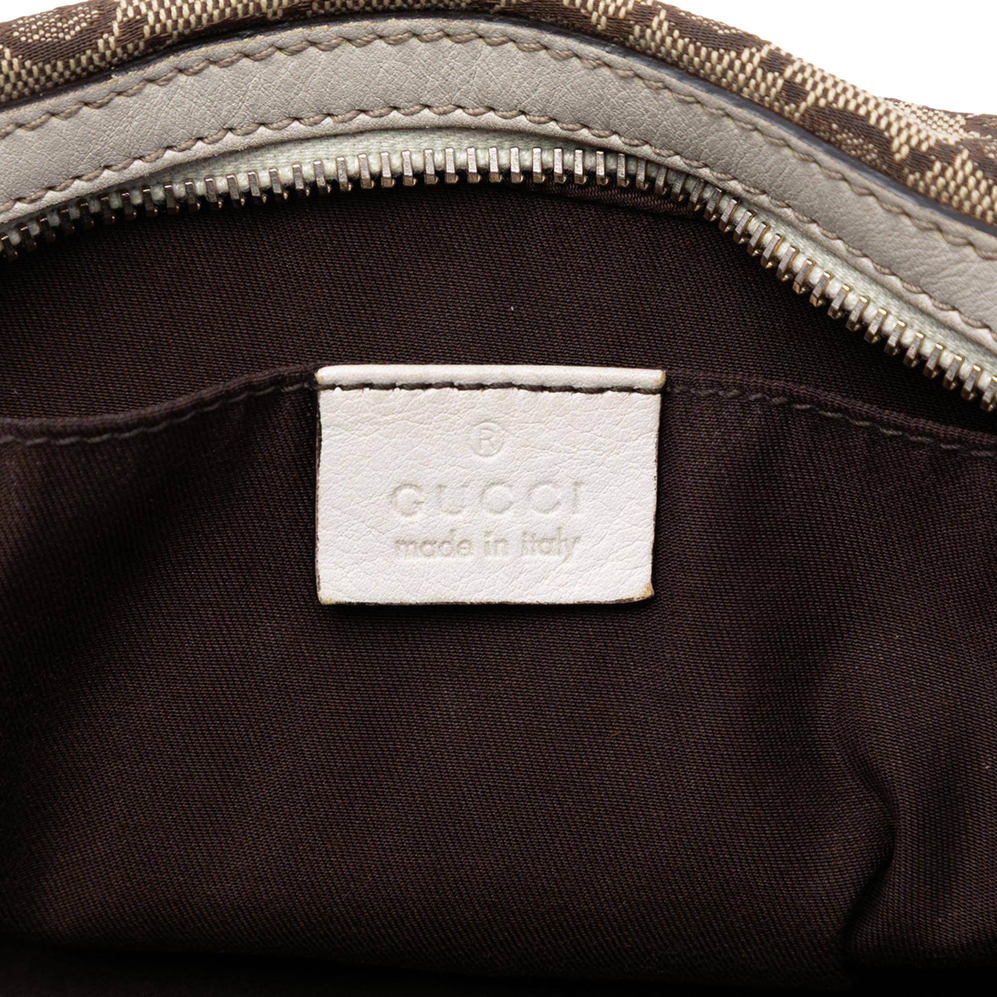Gucci GG Canvas Trophy Shoulder Bag