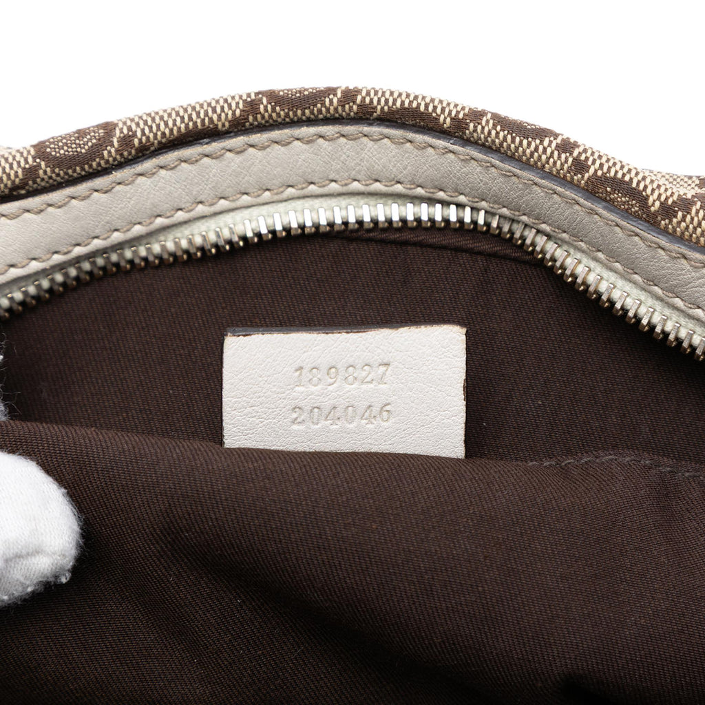 Gucci GG Canvas Trophy Shoulder Bag