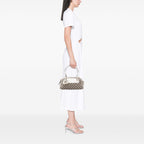 Gucci GG Canvas Trophy Shoulder Bag
