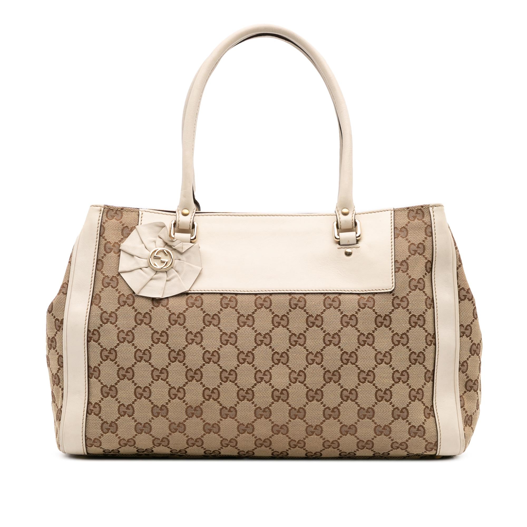 Gucci GG Canvas Trophy Tote