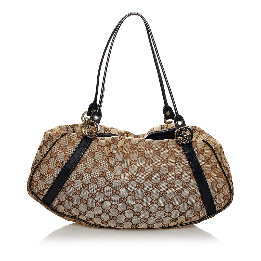 Gucci GG Canvas Twin Shoulder Bag (SHG-31114)
