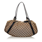 Gucci GG Canvas Twin Shoulder Bag (SHG-31114)
