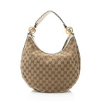 Gucci GG Canvas Twins Medium Hobo