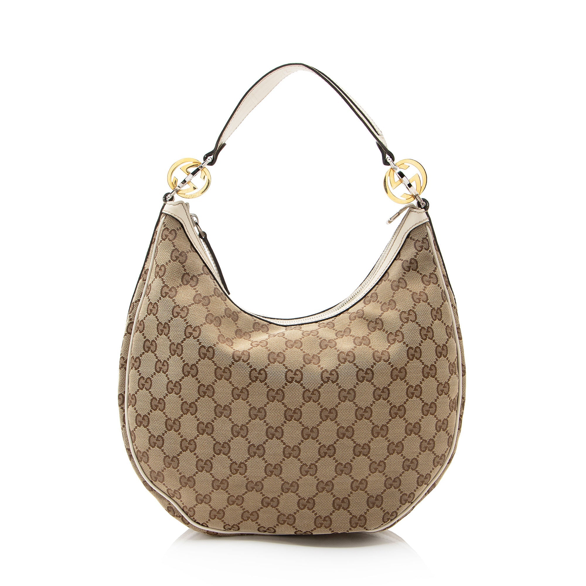 Gucci GG Canvas Twins Medium Hobo