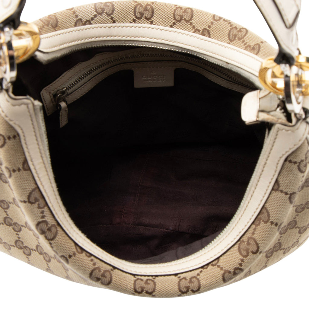 Gucci GG Canvas Twins Medium Hobo