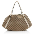 Gucci GG Canvas Twins Medium Tote (SHF-23269)
