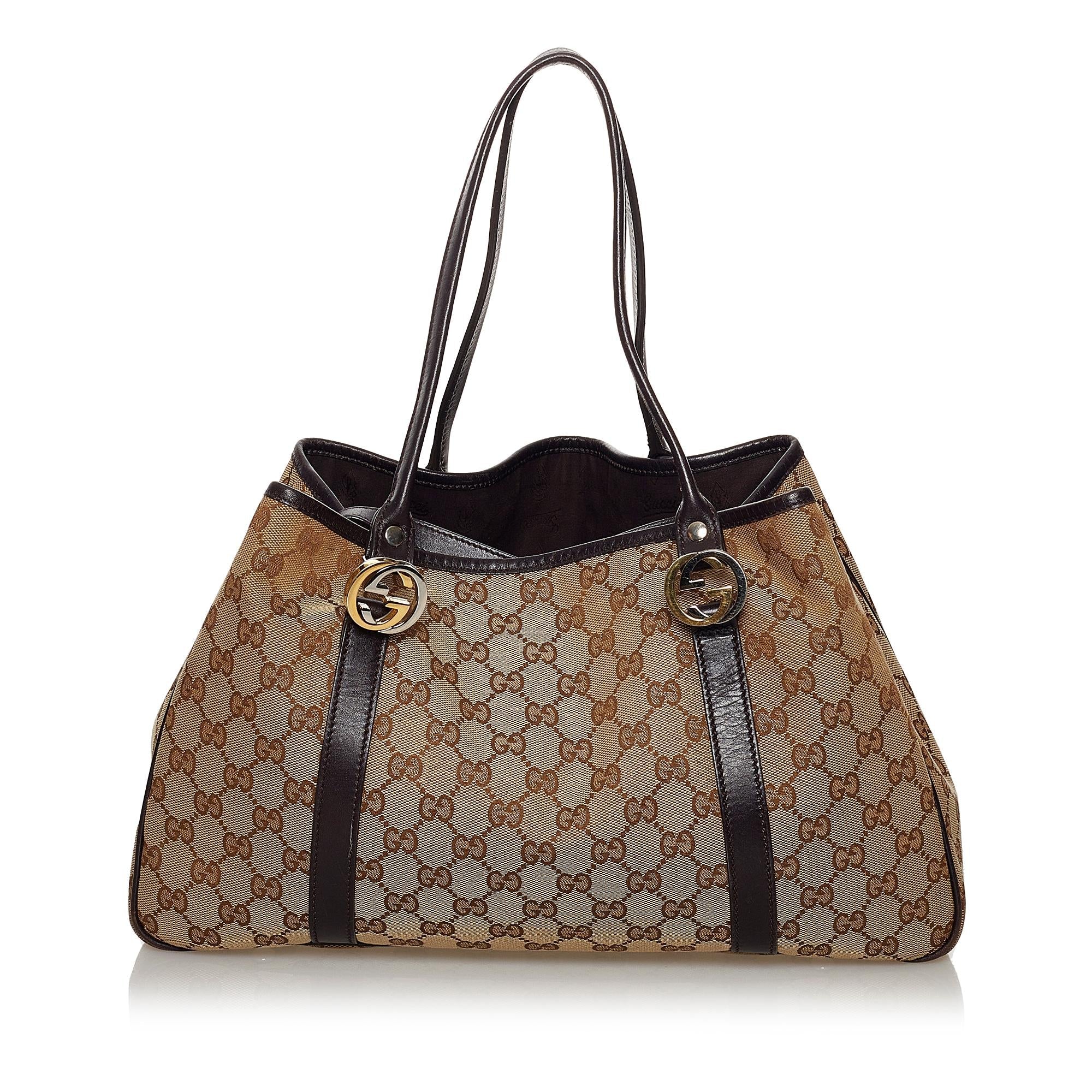 Gucci GG Canvas Twins Shoulder Bag (SHG-30953)