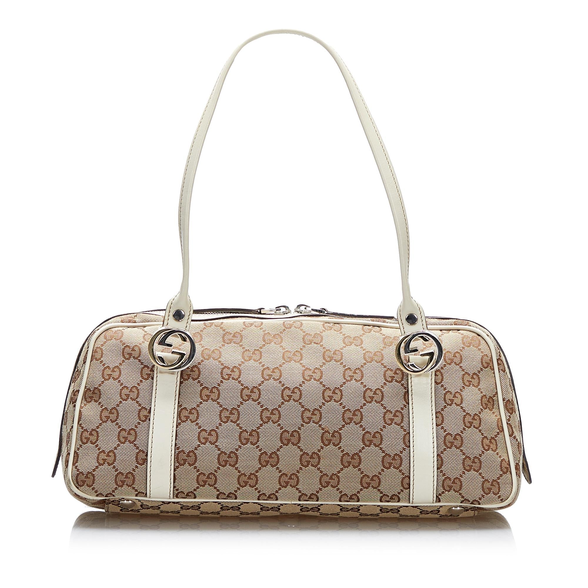 Gucci GG Canvas Twins Shoulder Bag (SHG-xqb2mW)