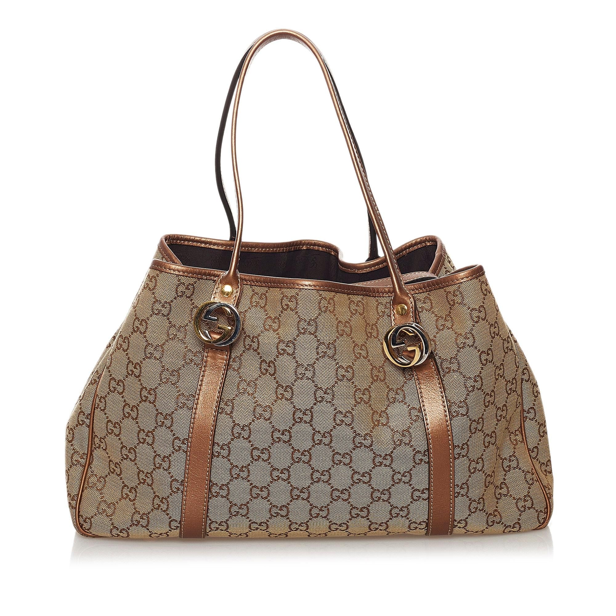 Gucci GG Canvas Twins Tote Bag (SHG-32529)