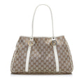 Gucci GG Canvas Twins Tote (SHG-gu3wR2)