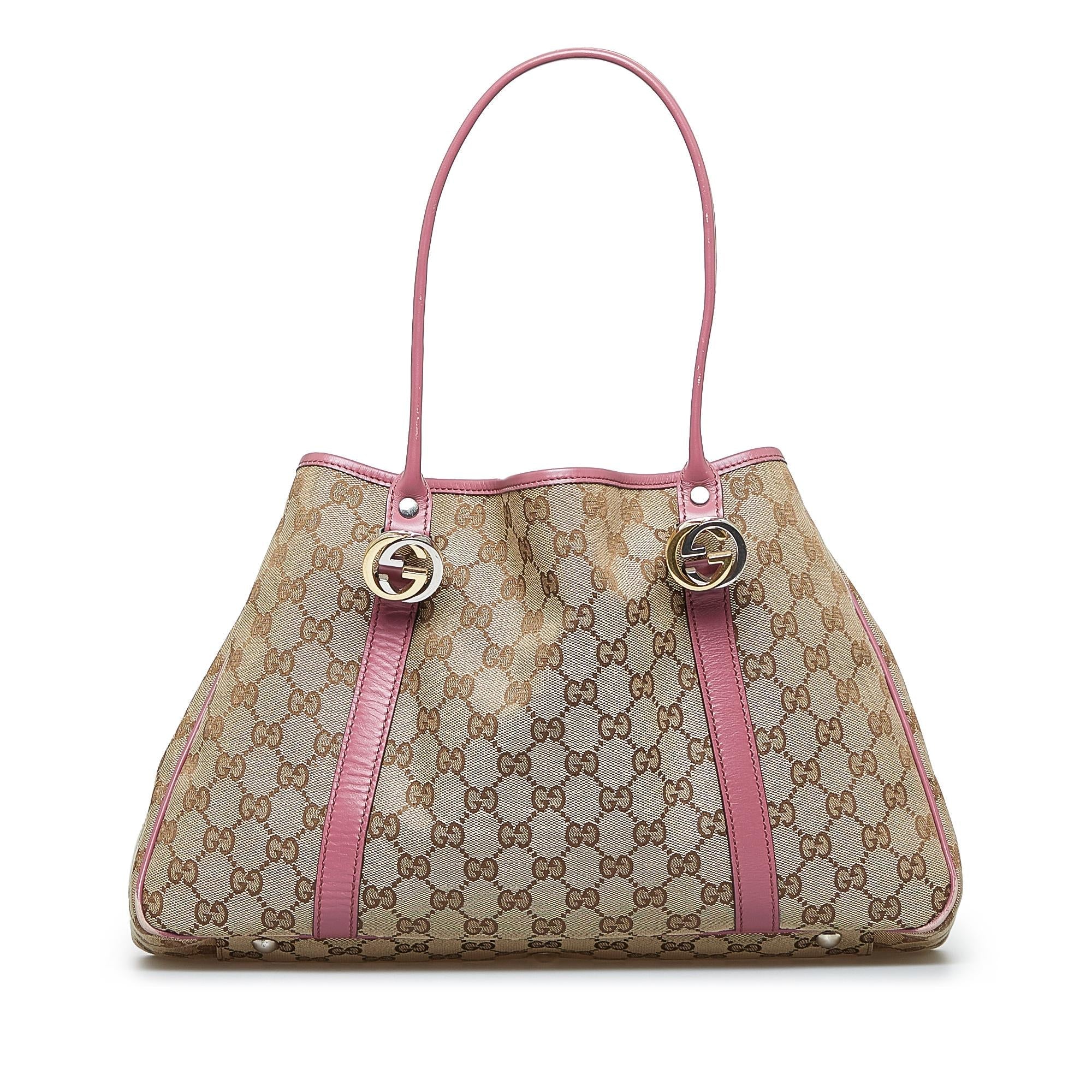 Gucci GG Canvas Twins Tote (SHG-IBz3MT)