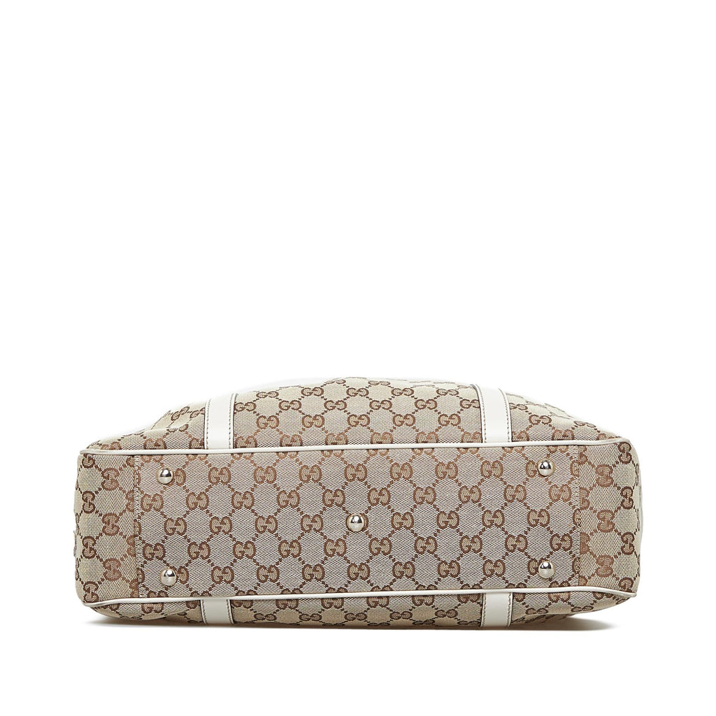 Gucci GG Canvas Twins Tote (SHG-04seb8)