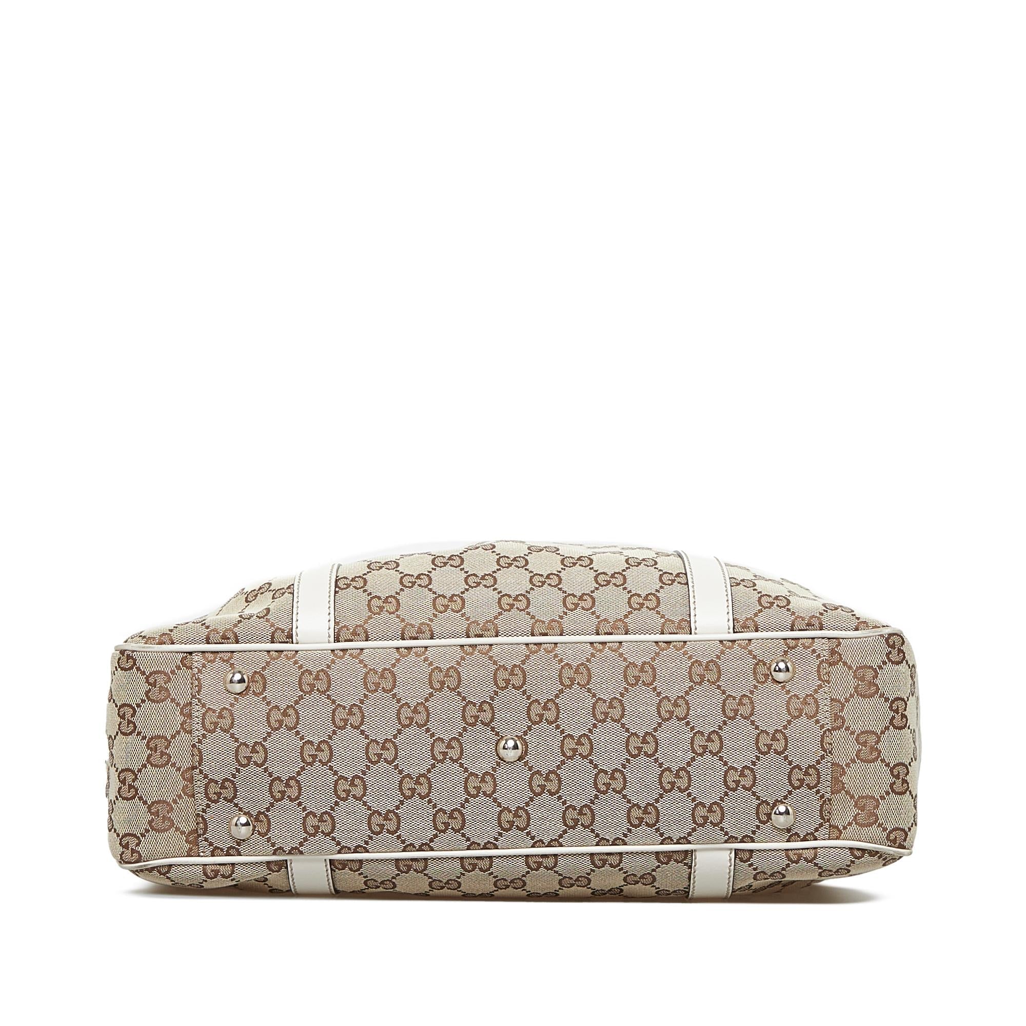 Gucci GG Canvas Twins Tote (SHG-04seb8)