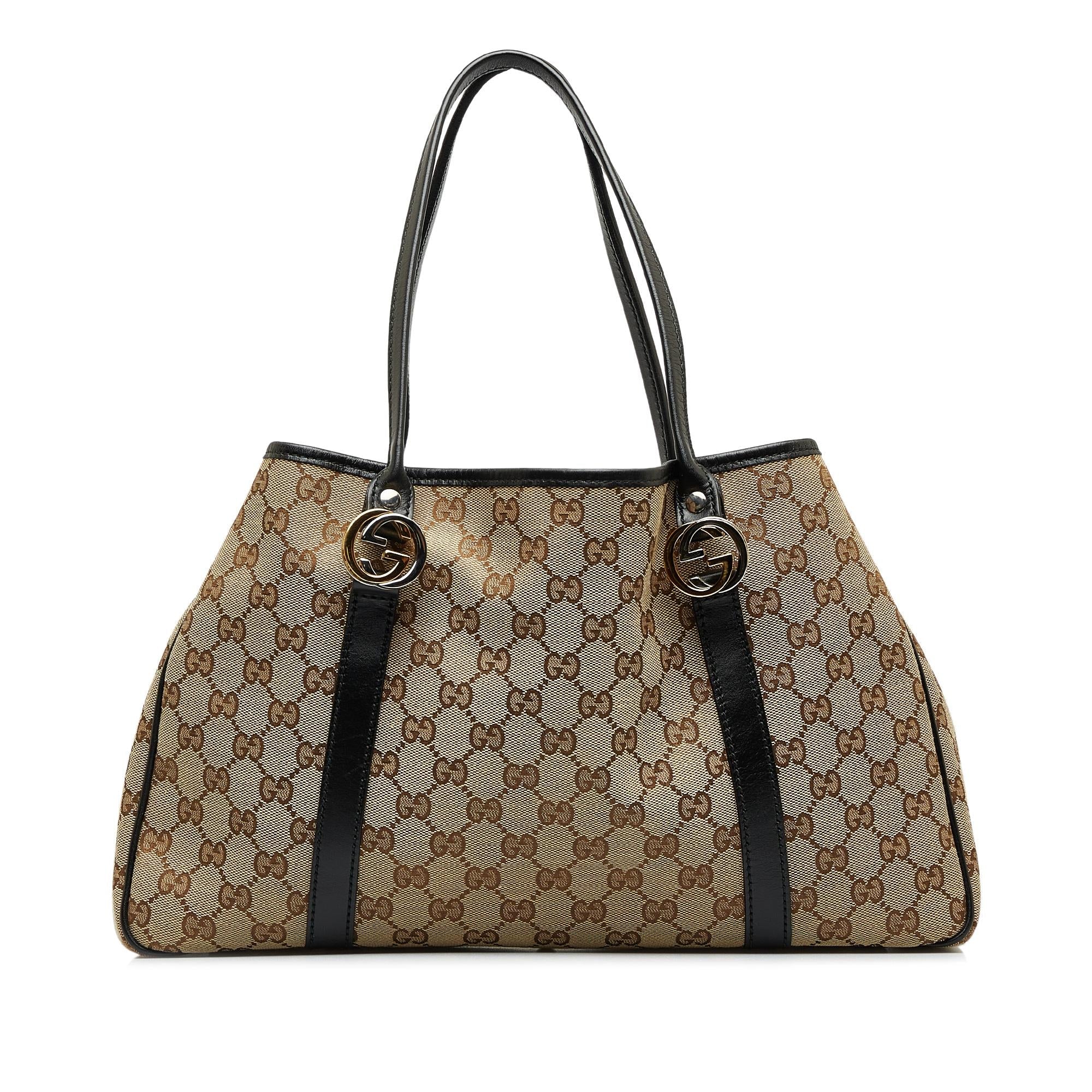 Gucci GG Canvas Twins Tote (SHG-PAjHq3)