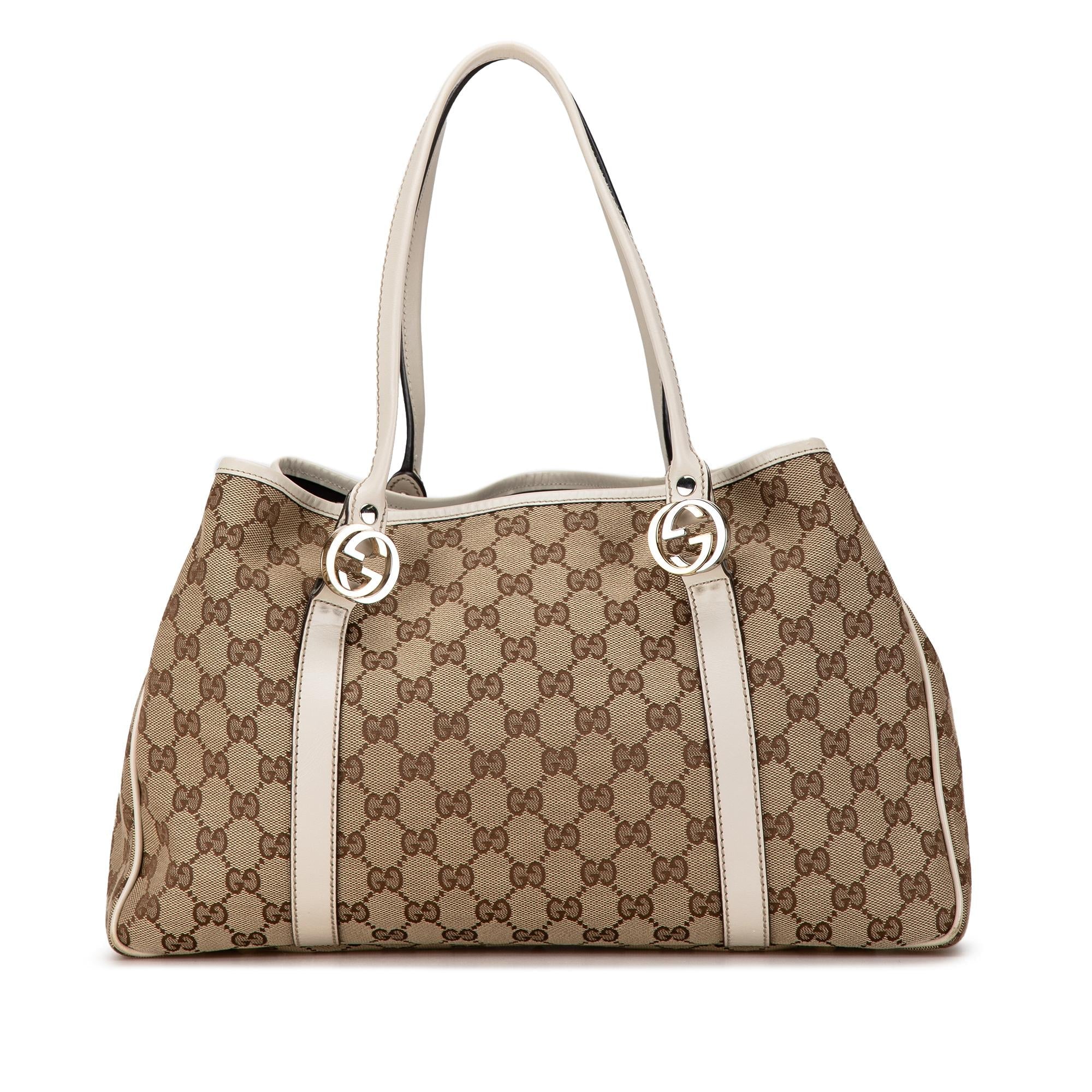 Gucci GG Canvas Twins Tote (SHG-Tw8Kwa)