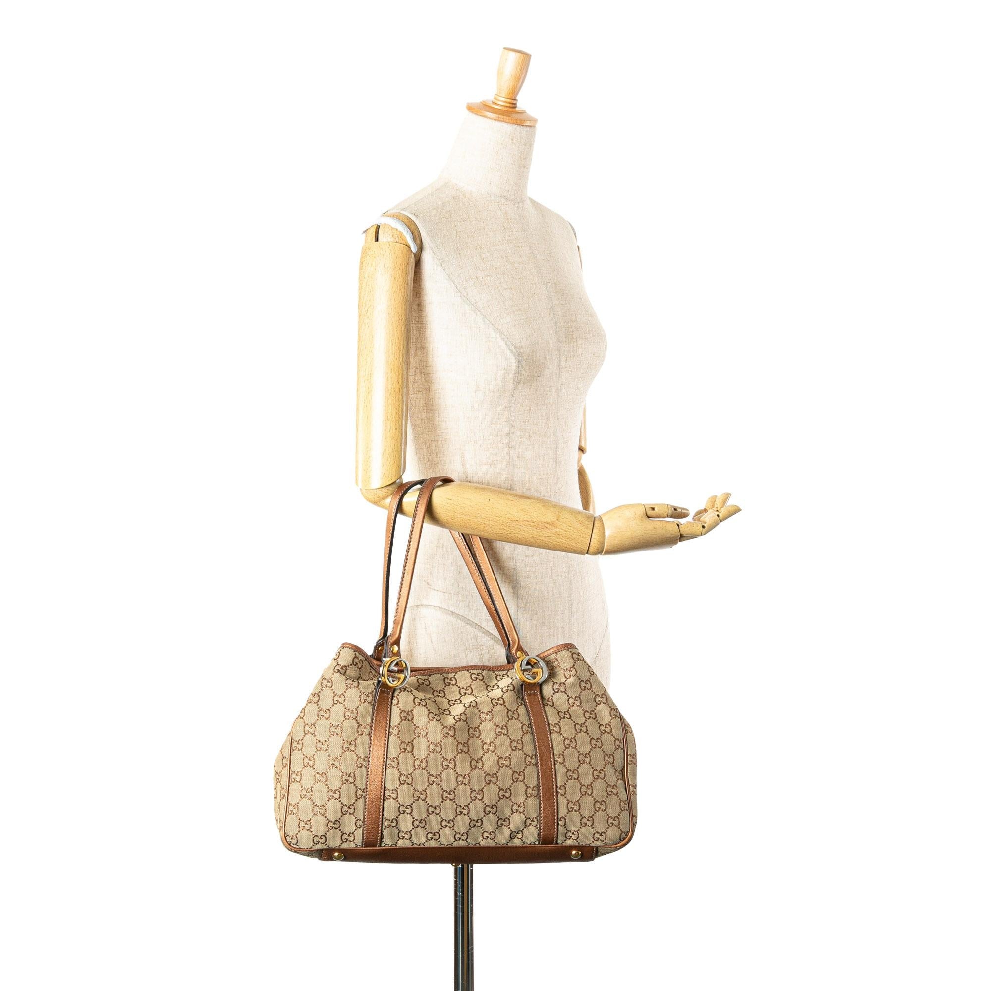 Gucci GG Canvas Twins Tote