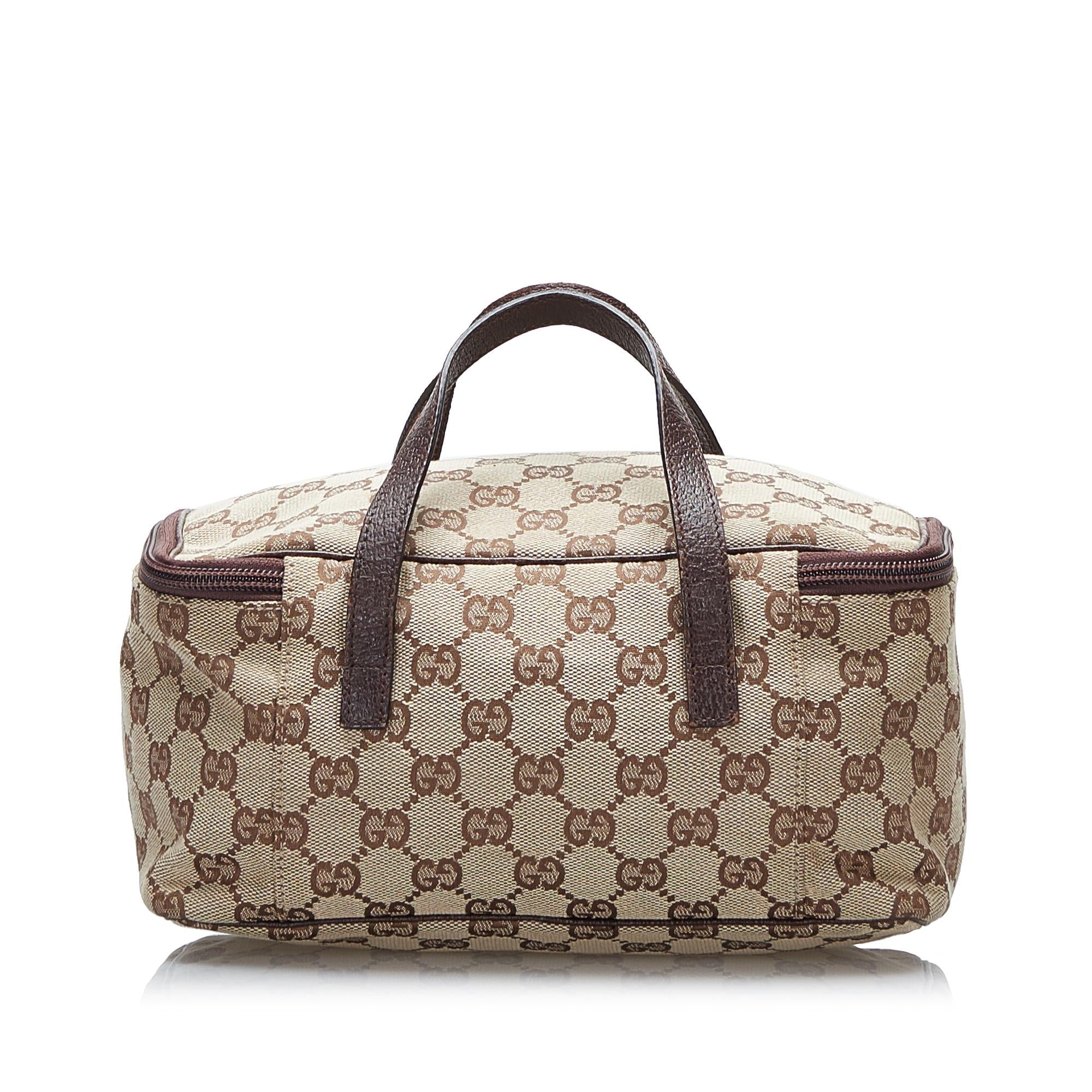 Gucci GG Canvas Vanity Bag (SHG-37937)