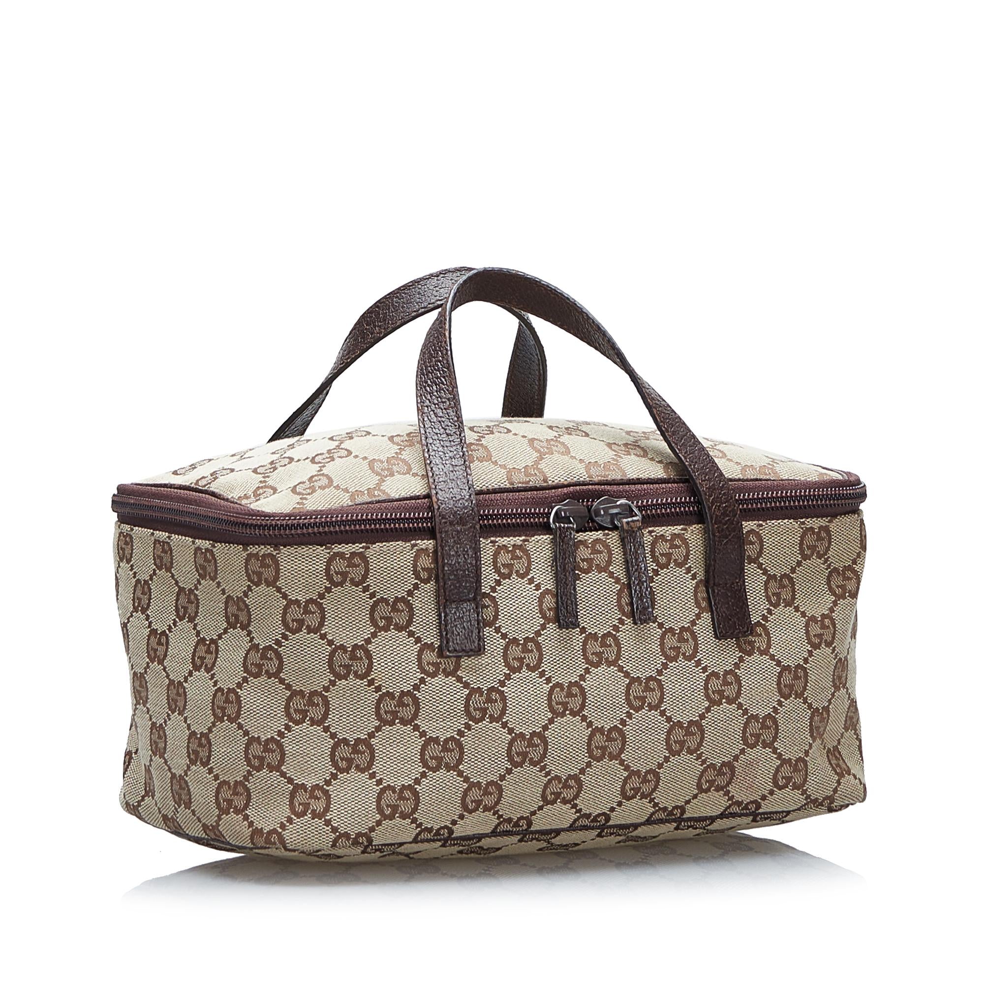 Gucci GG Canvas Vanity Bag (SHG-37937)
