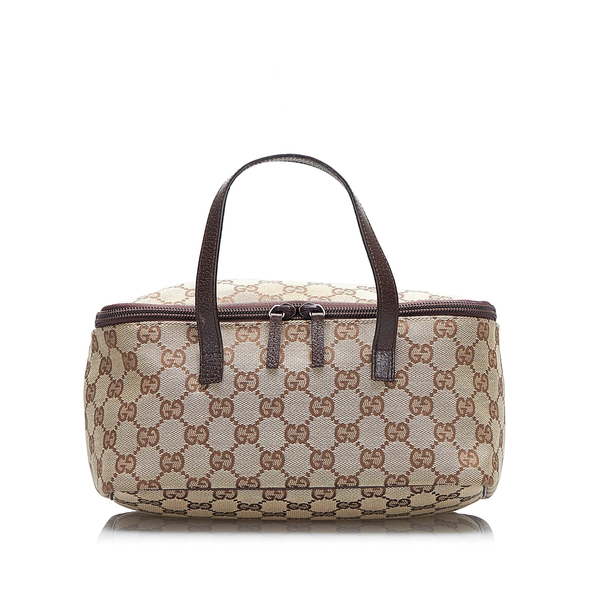 Gucci GG Canvas Vanity Bag (SHG-bHCrBU)