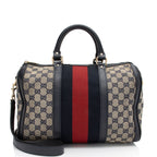 Gucci GG Canvas Vintage Web Joy Medium Boston Bag (SHF-xSqcmU)