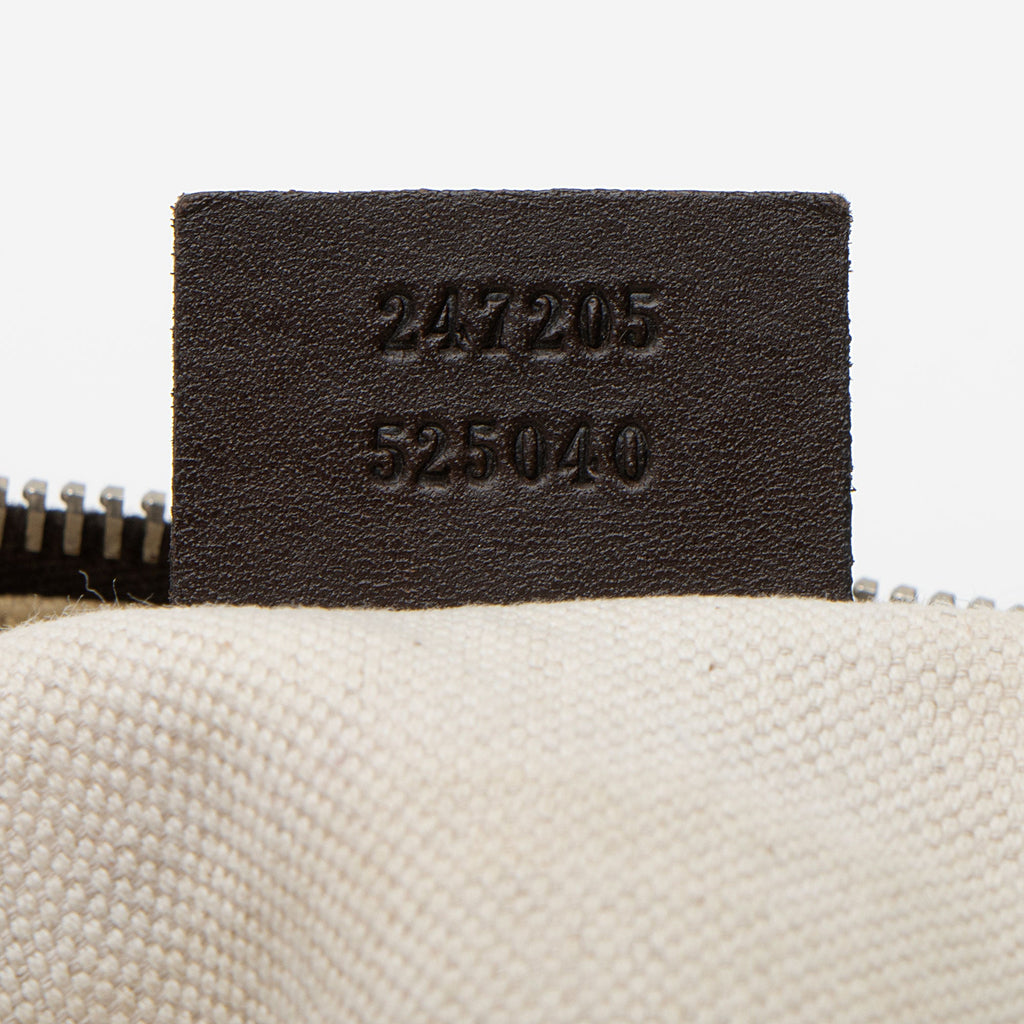 Gucci GG Canvas Vintage Web Joy Medium Boston Bag (SHF-JfdslQ)