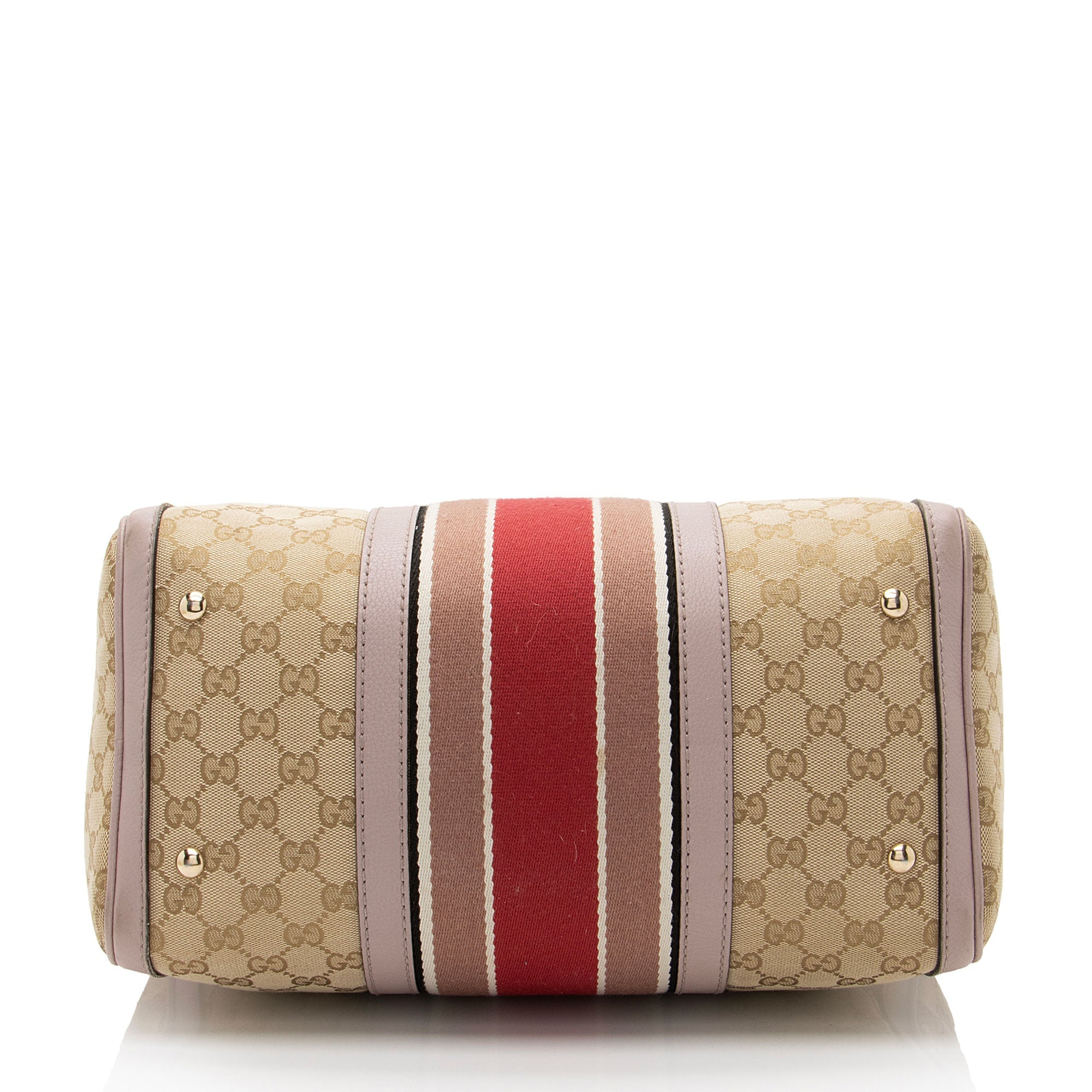 Gucci GG Canvas Vintage Web Joy Medium Boston Bag