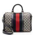 Gucci GG Canvas Vintage Web Joy Medium Boston Bag