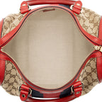 Gucci GG Canvas Vintage Web Joy Medium Boston Bag