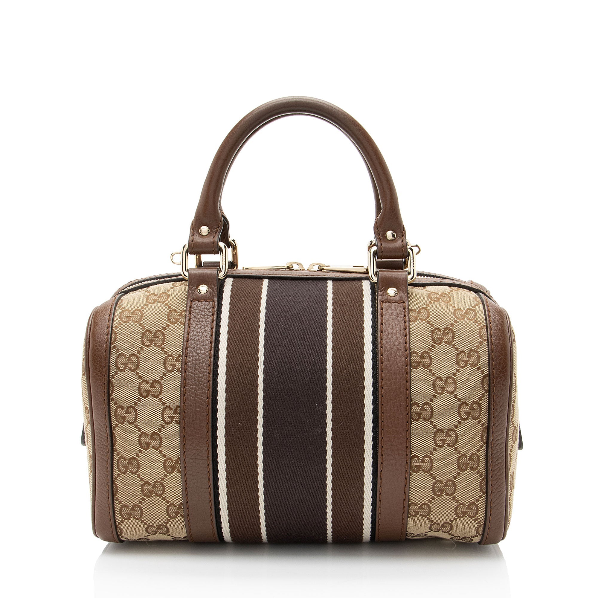 Gucci GG Canvas Vintage Web Joy Small Boston Bag