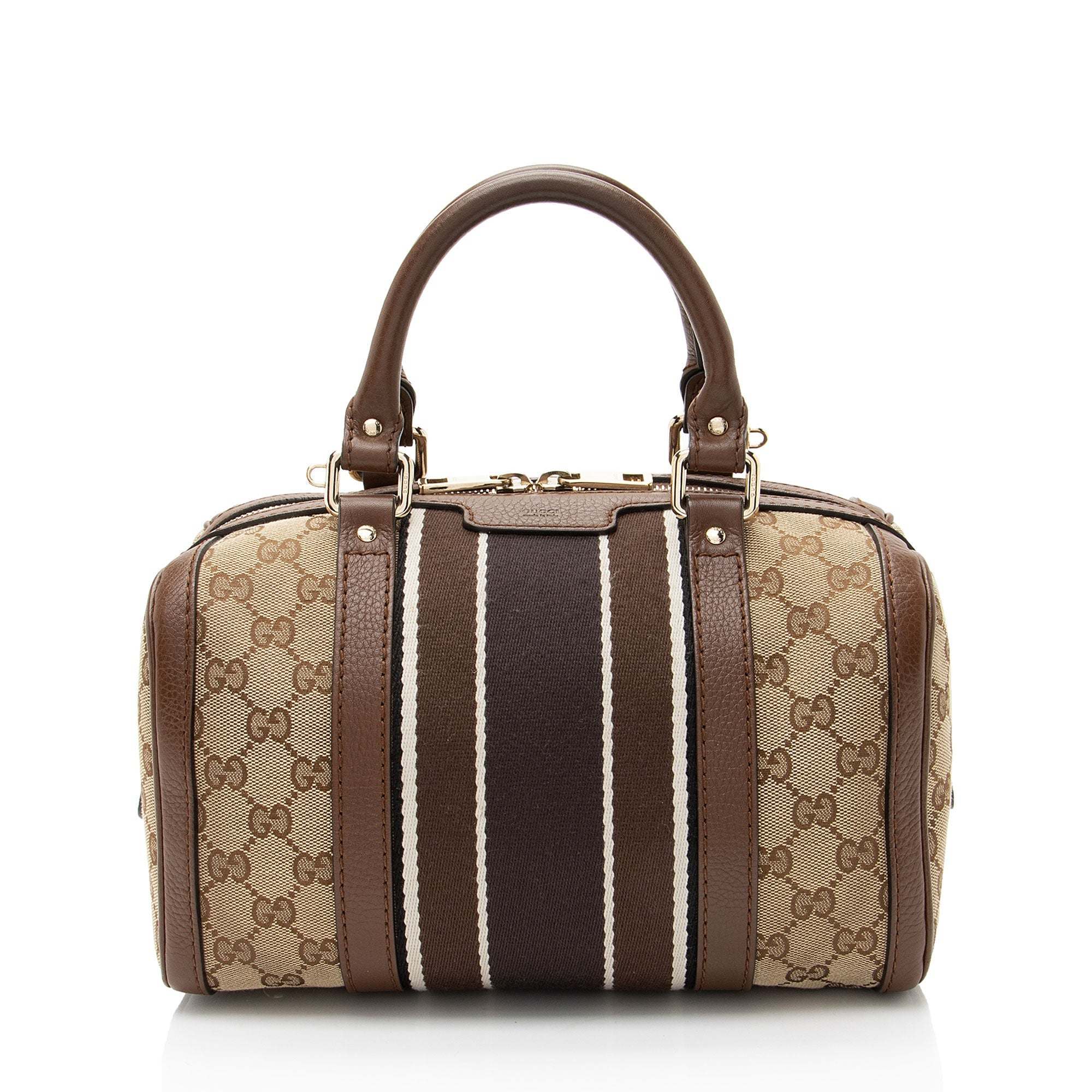 Gucci GG Canvas Vintage Web Joy Small Boston Bag