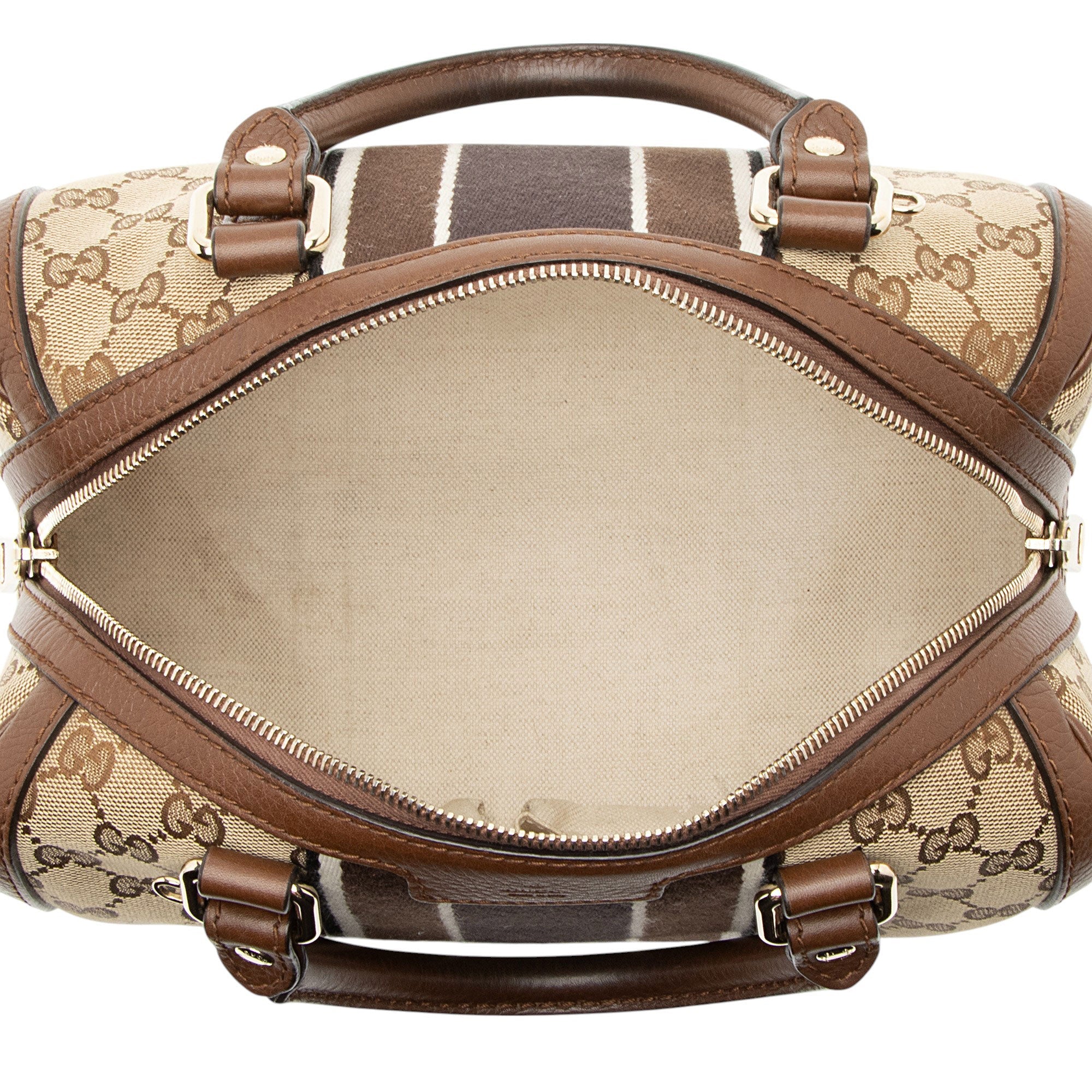 Gucci GG Canvas Vintage Web Joy Small Boston Bag