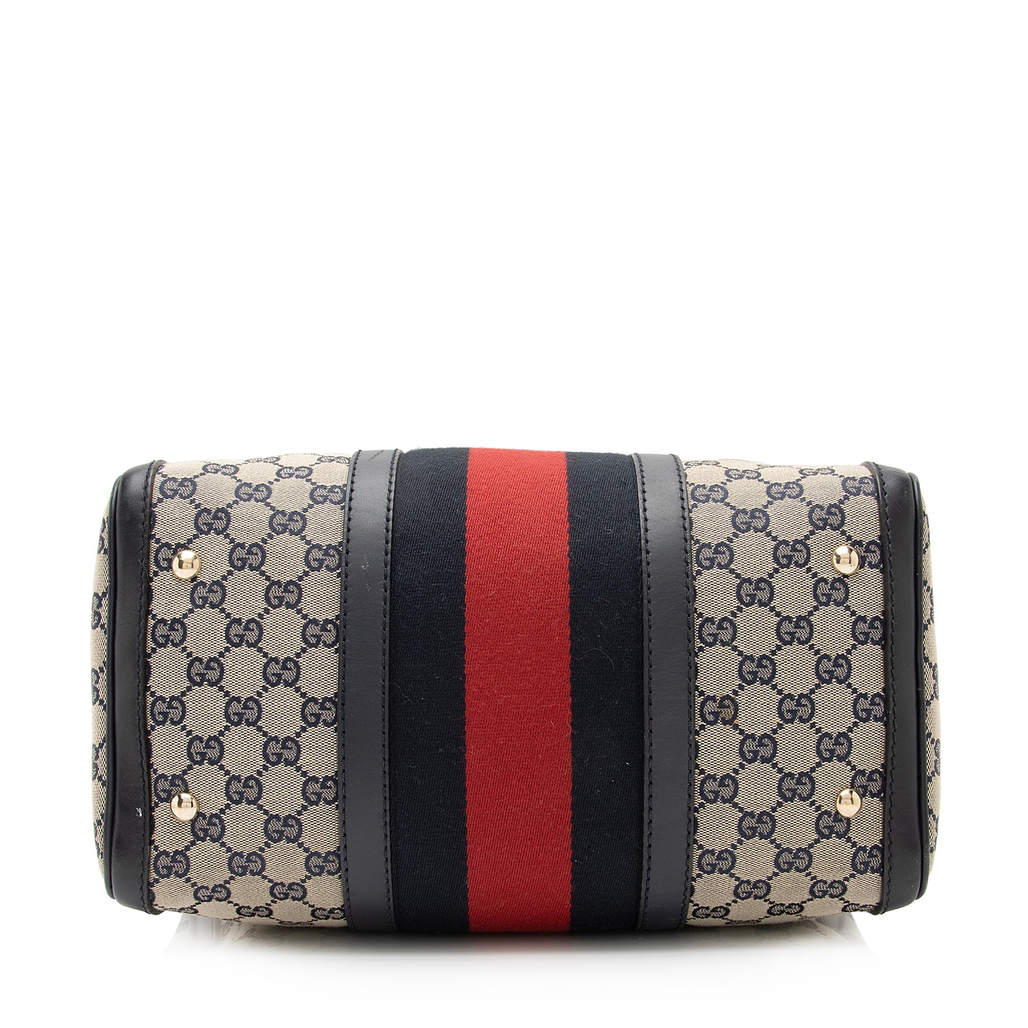 Gucci GG Canvas Vintage Web Joy Medium Boston Bag (SHF-GSTKeh)