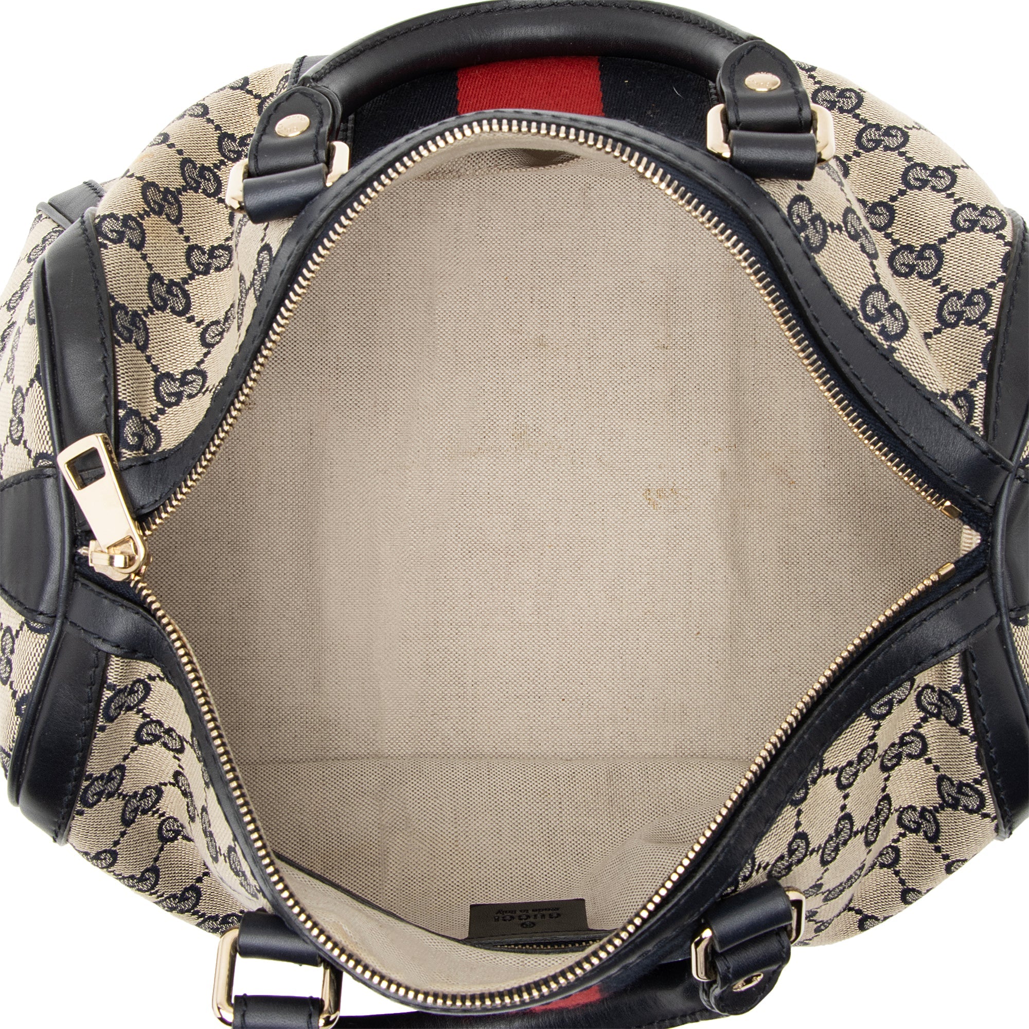 Gucci GG Canvas Vintage Web Joy Medium Boston Bag (SHF-GSTKeh)