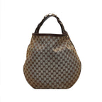 Gucci GG Canvas Wave Hobo Bag (SHG-LhwmxY)