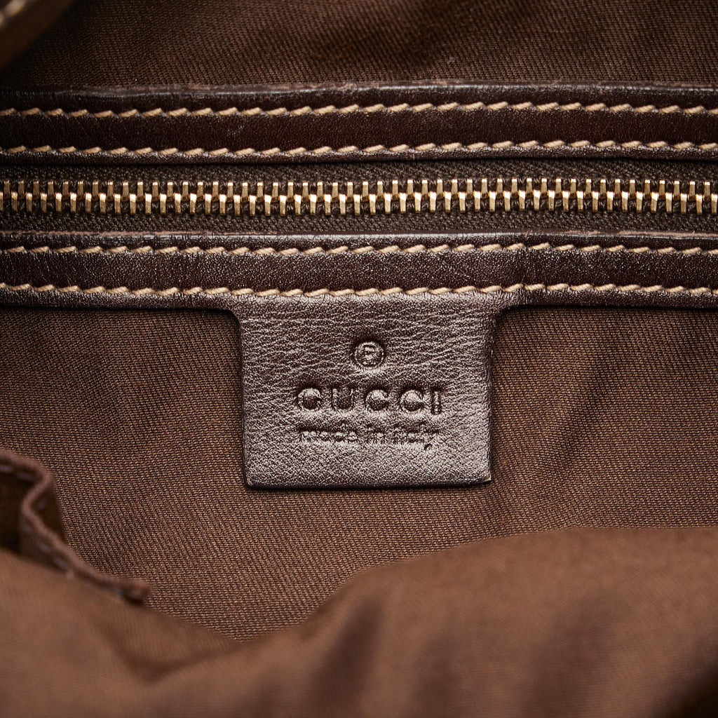 Gucci GG Canvas Wave Hobo Bag (SHG-LhwmxY)