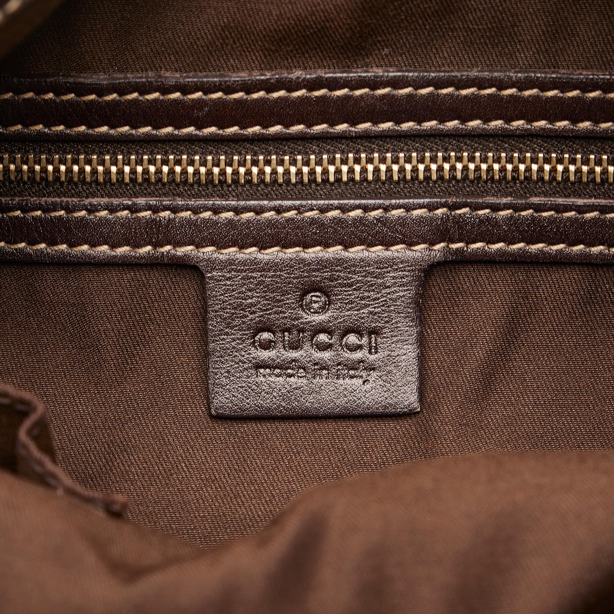Gucci GG Canvas Wave Hobo Bag (SHG-LhwmxY)