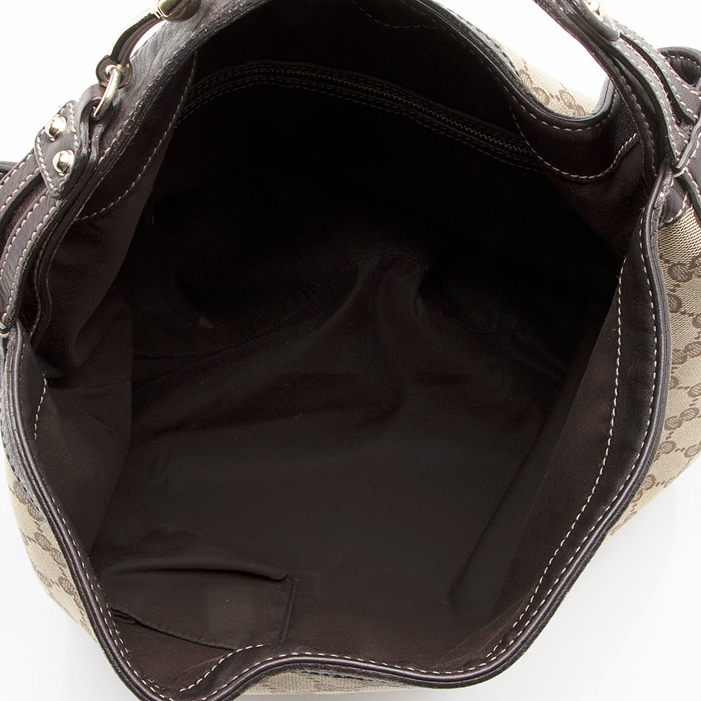 Gucci GG Canvas Wave Large Hobo (SHF-17499)