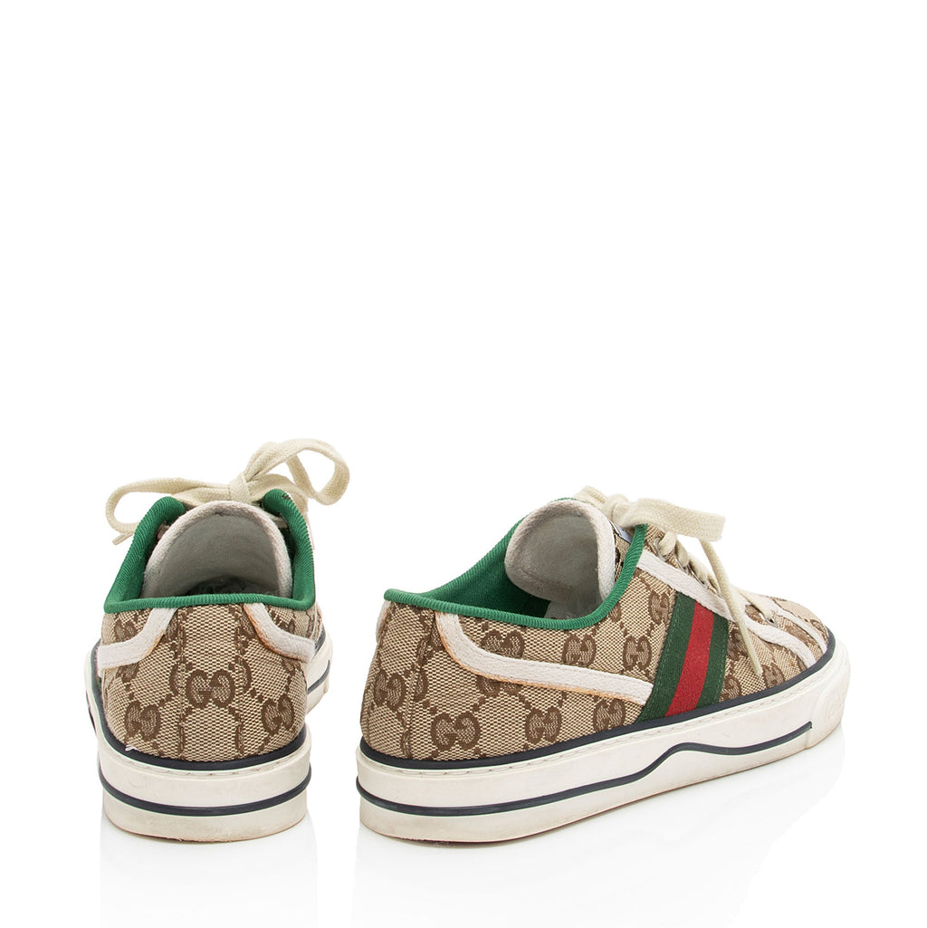 Gucci GG Canvas Web 1977 Tennis Sneakers - Size 6 / 36 (SHF-scIBzV)