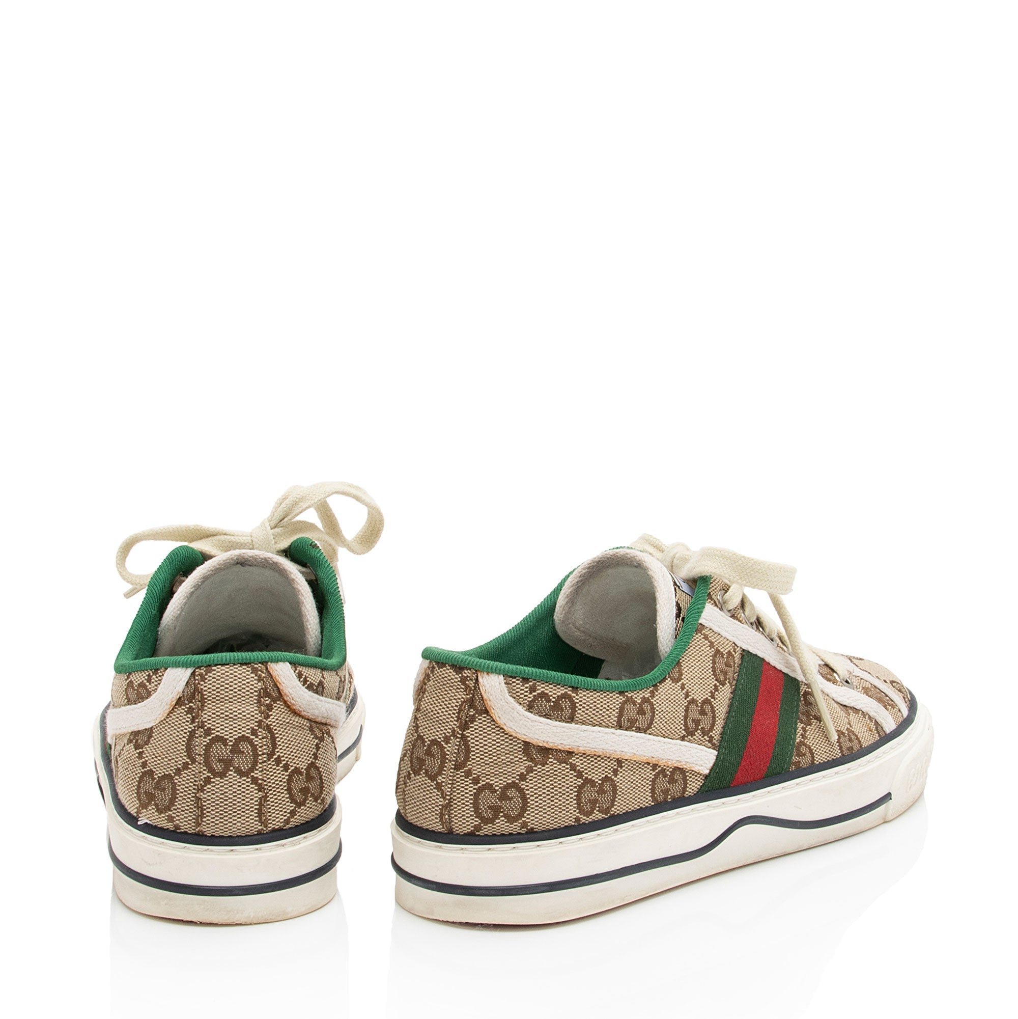 Gucci GG Canvas Web 1977 Tennis Sneakers - Size 6 / 36 (SHF-scIBzV)