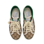 Gucci GG Canvas Web 1977 Tennis Sneakers - Size 6 / 36 (SHF-scIBzV)