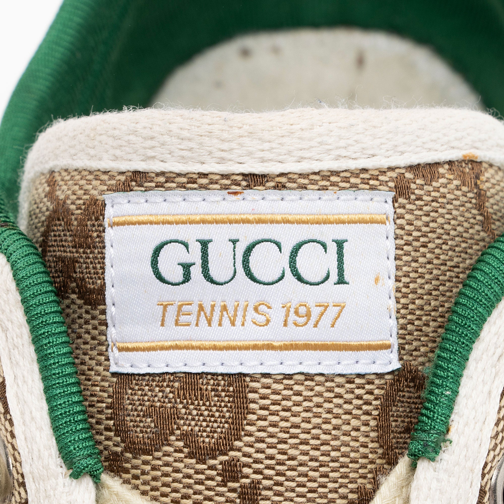Gucci GG Canvas Web 1977 Tennis Sneakers - Size 6 / 36 (SHF-scIBzV)