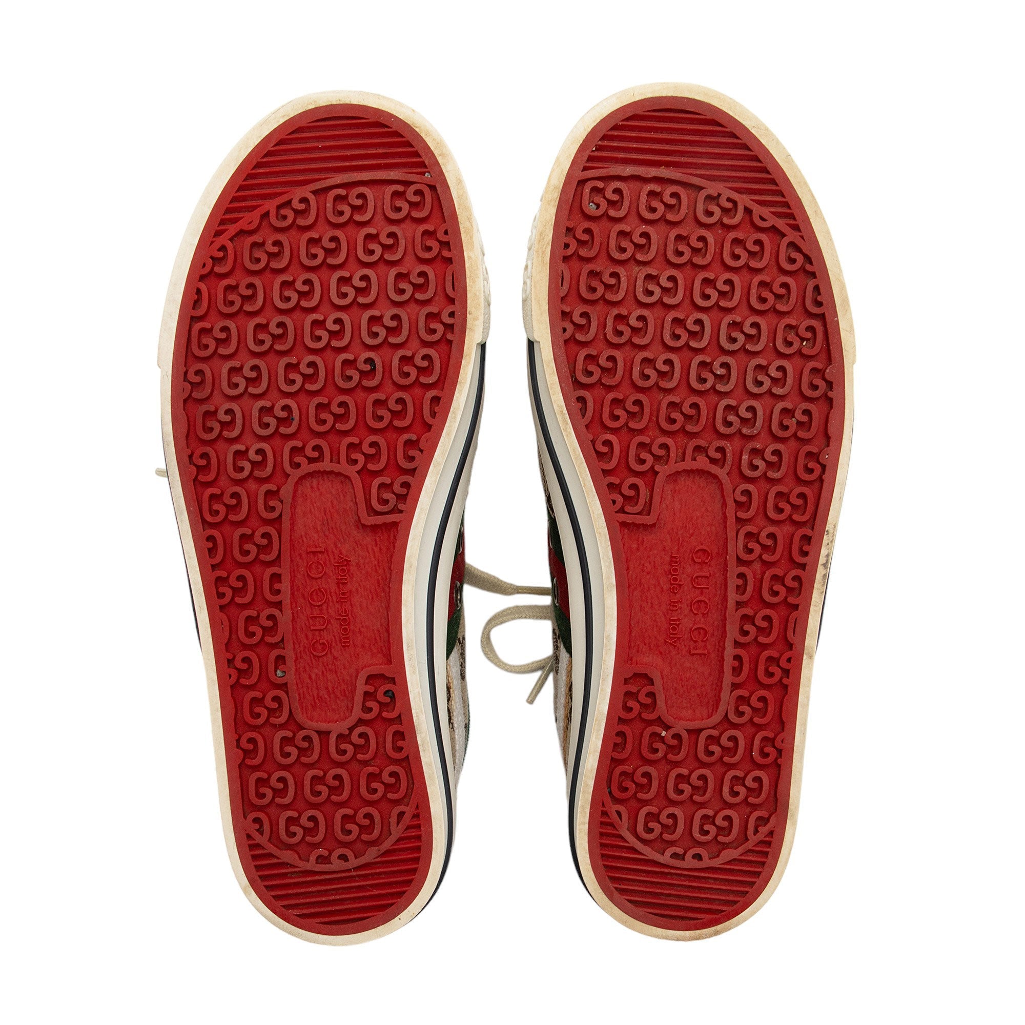 Gucci GG Canvas Web 1977 Tennis Sneakers - Size 6 / 36 (SHF-scIBzV)