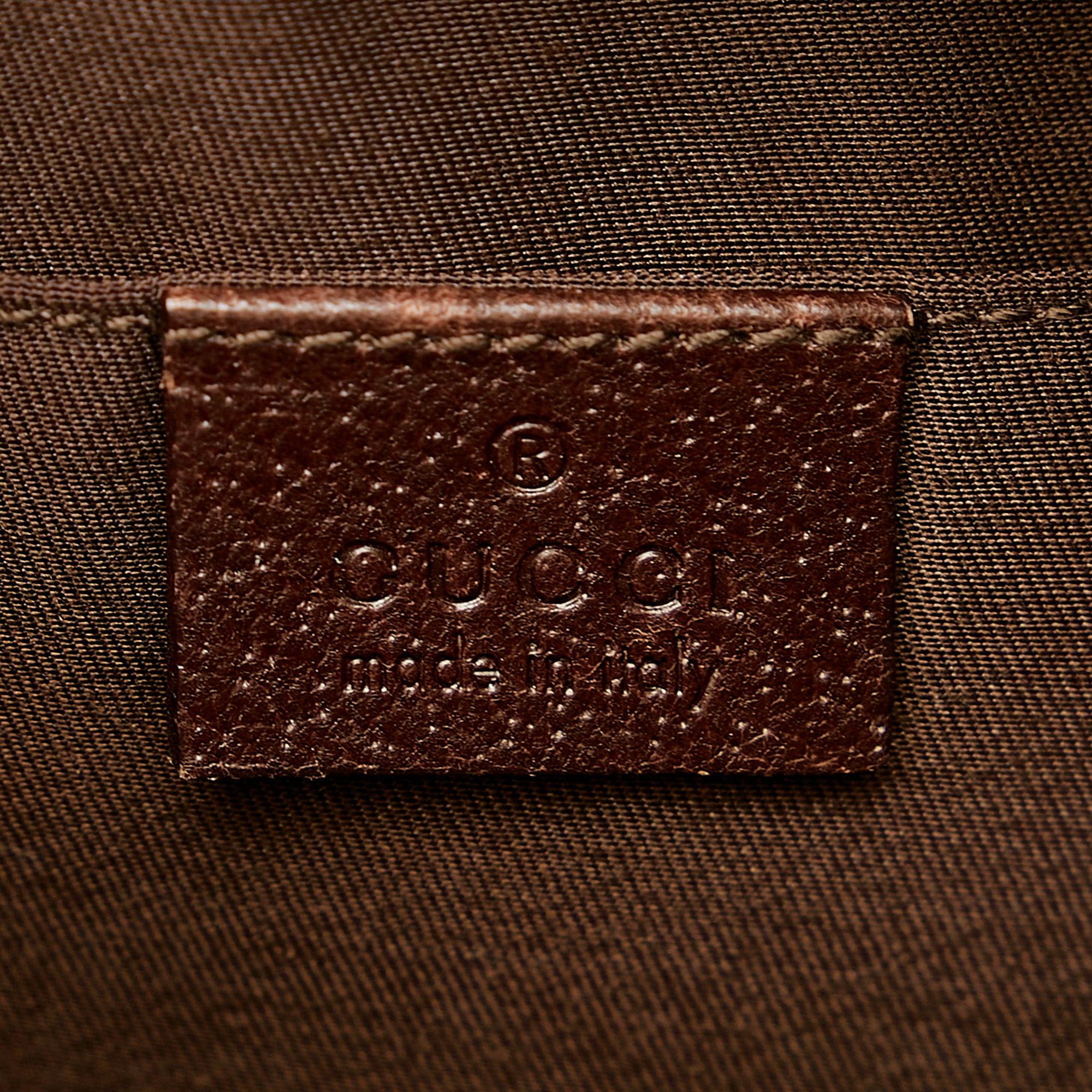 Gucci GG Canvas Web Baguette (SHG-25136)