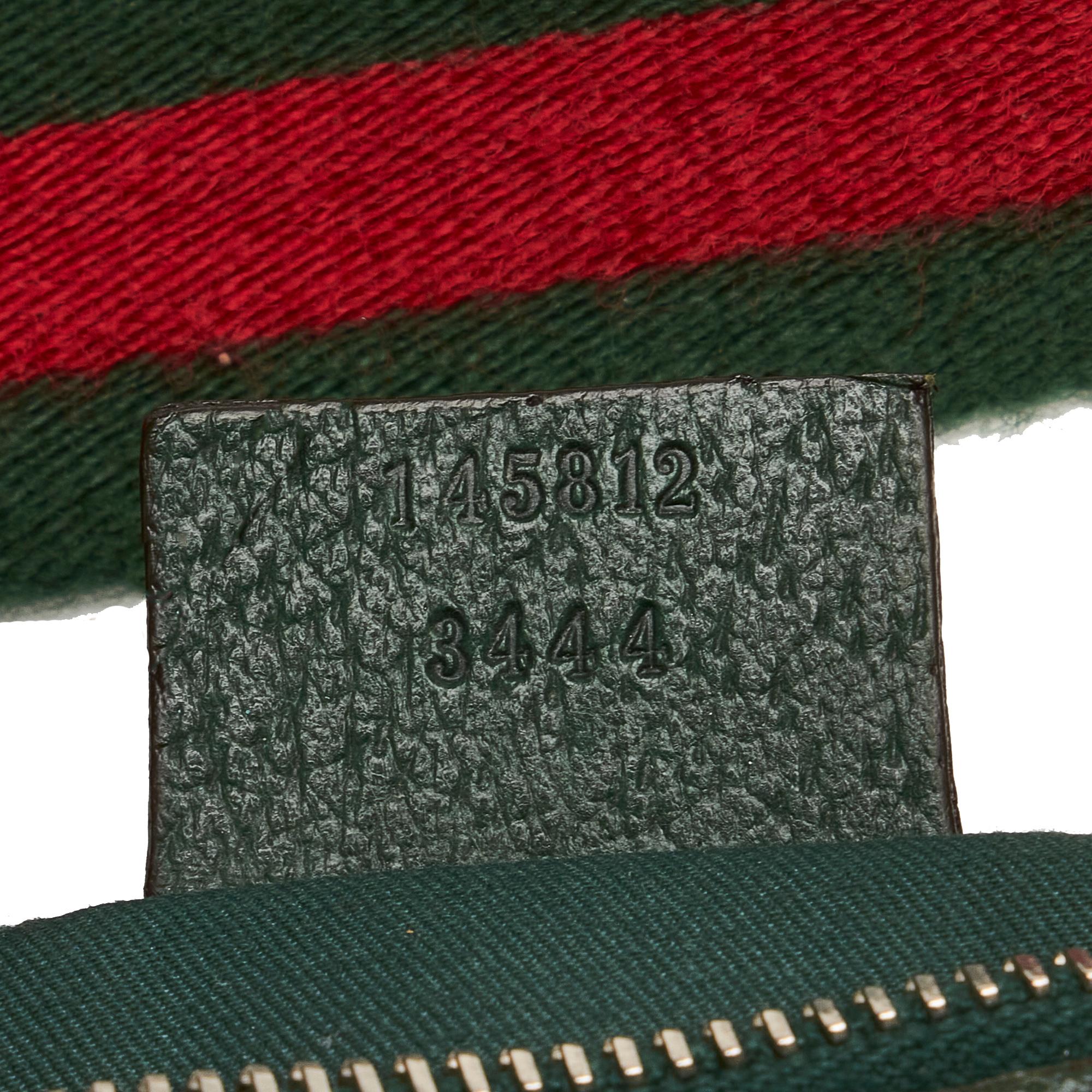 Gucci GG Canvas Web Baguette (SHG-zCaOiu)