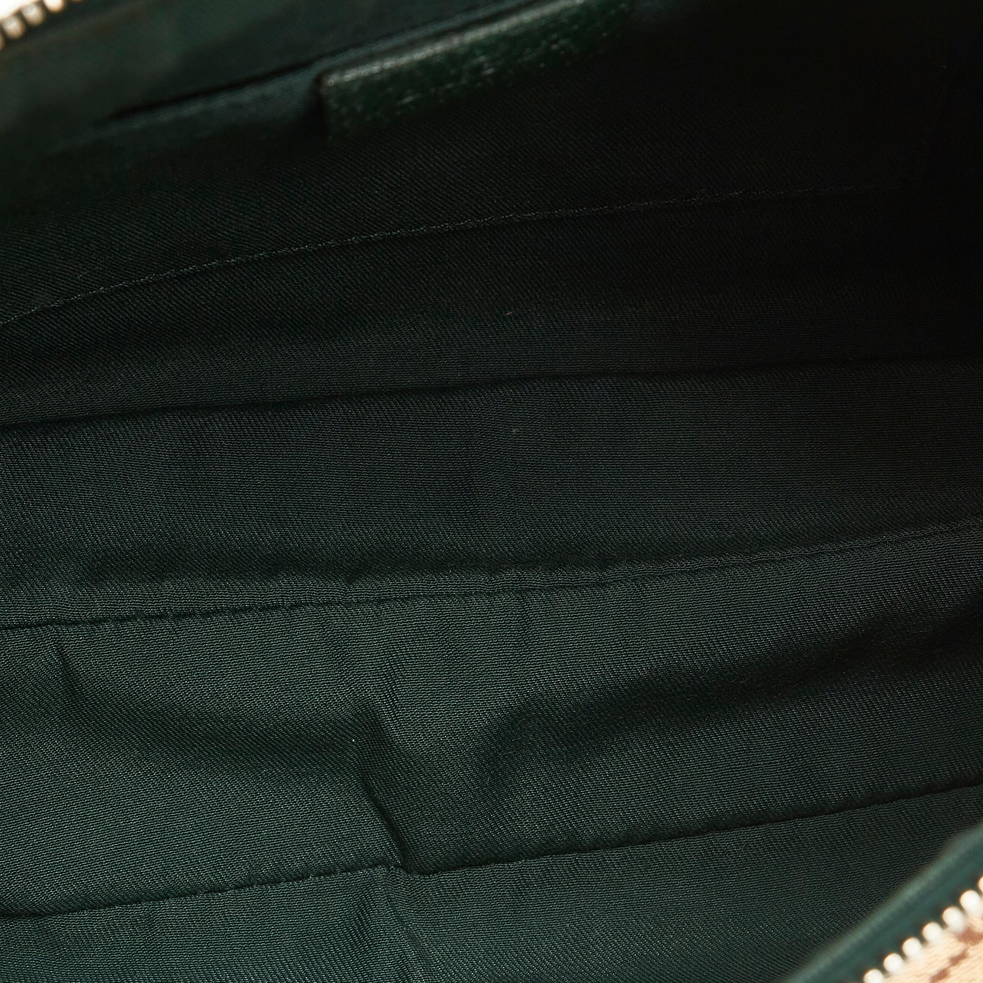 Gucci GG Canvas Web Baguette (SHG-zCaOiu)