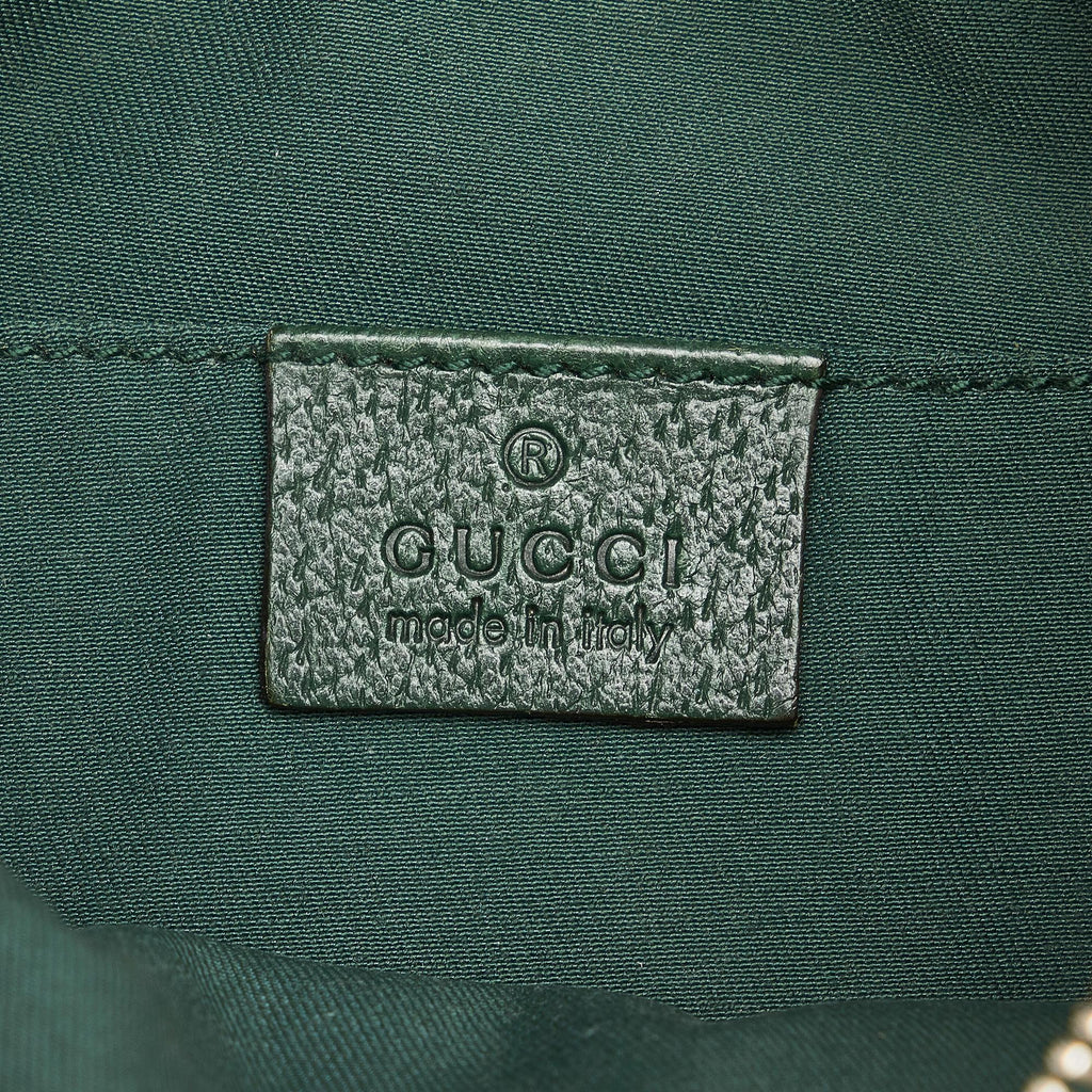 Gucci GG Canvas Web Baguette (SHG-zCaOiu)