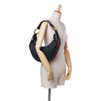 Gucci GG Canvas Web Bamboo Ring Hobo