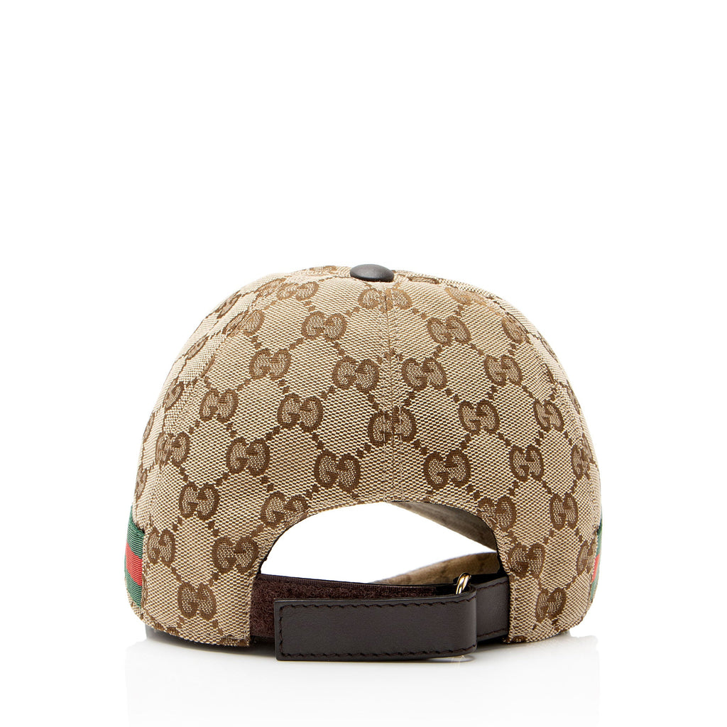 Gucci GG Canvas Web Baseball Hat - Size S