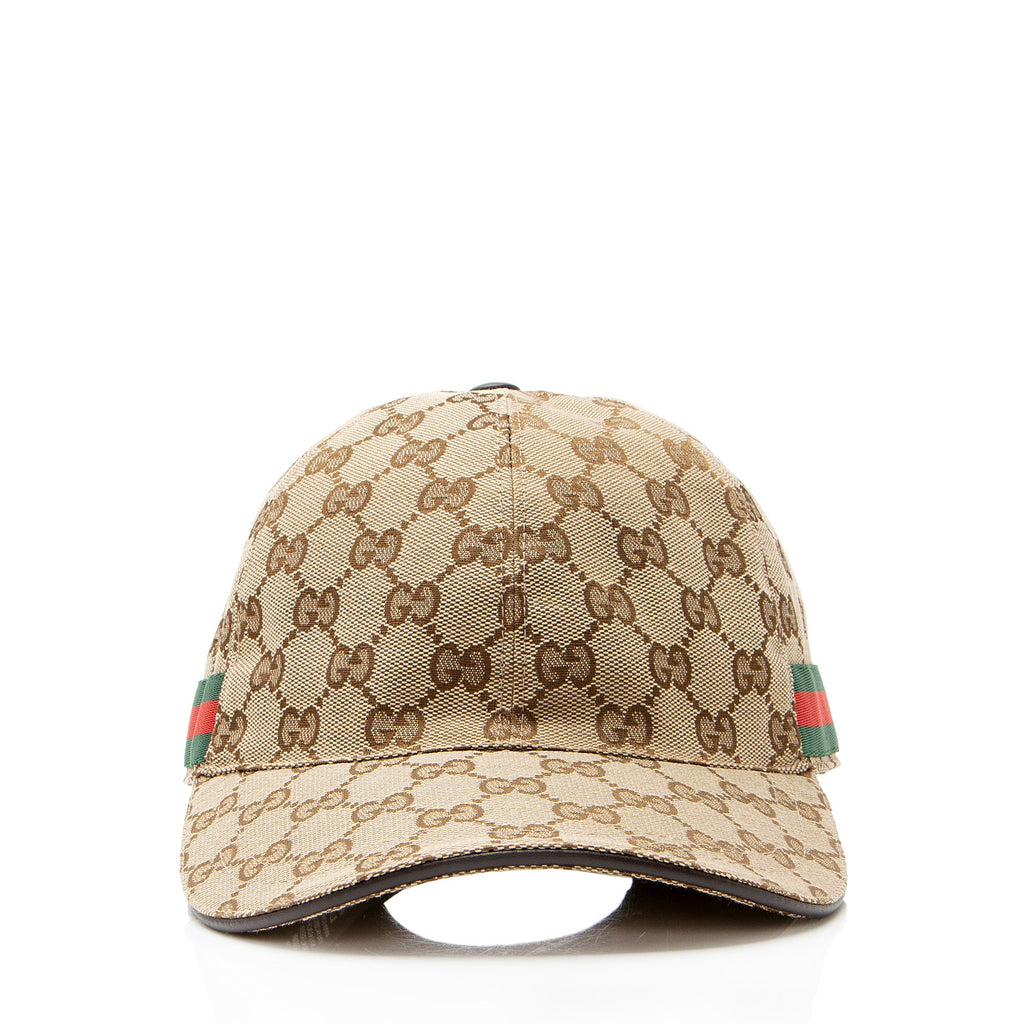 Gucci GG Canvas Web Baseball Hat - Size S