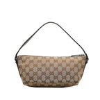 Gucci GG Canvas Web Boat Baguette (SHG-9aJiNR)